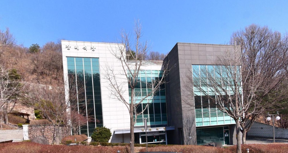 하남시마루공원장례식장 석재 유리 외벽 정면