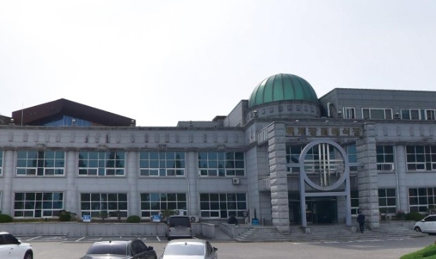 백제장례예식장 외부 전경