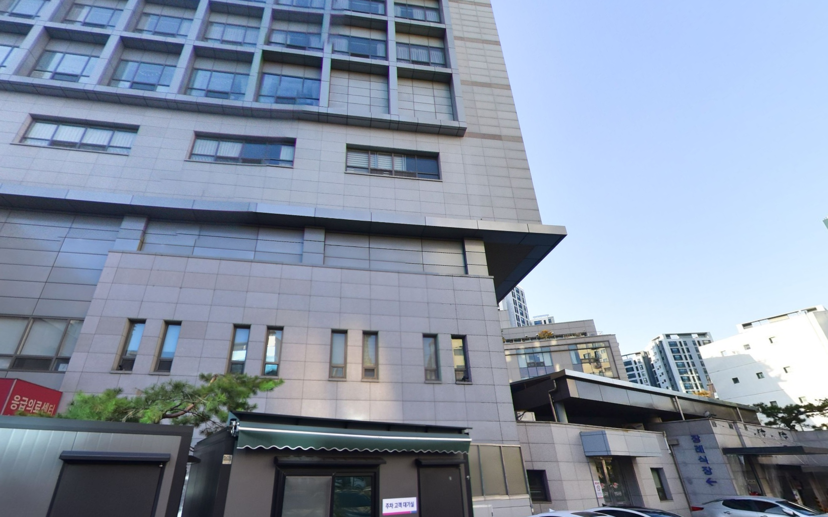한림대강남성심병원장례식장 병원 건물 방향