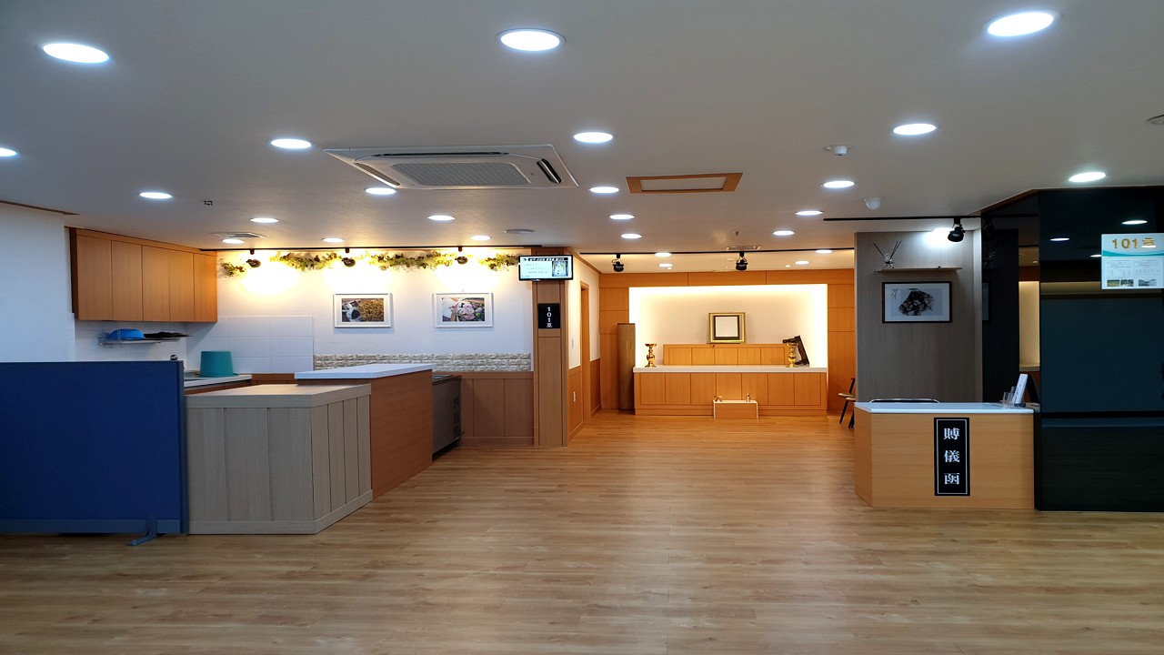 세화병원 장례식장 빈소 내부