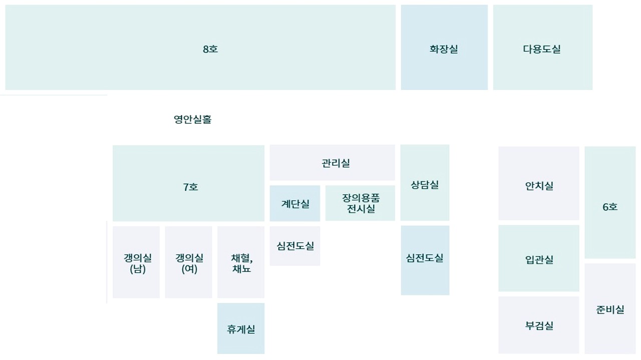 분당제생병원 장례식장 도면1