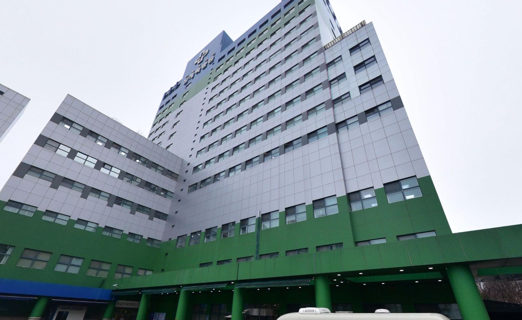 상계백병원장례식장 병원 정면과 간판