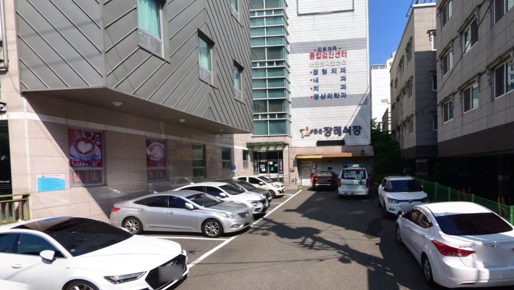 e좋은병원장례식장 주차 공간