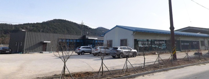 봉화군산림조합장례식장 외관 사진.