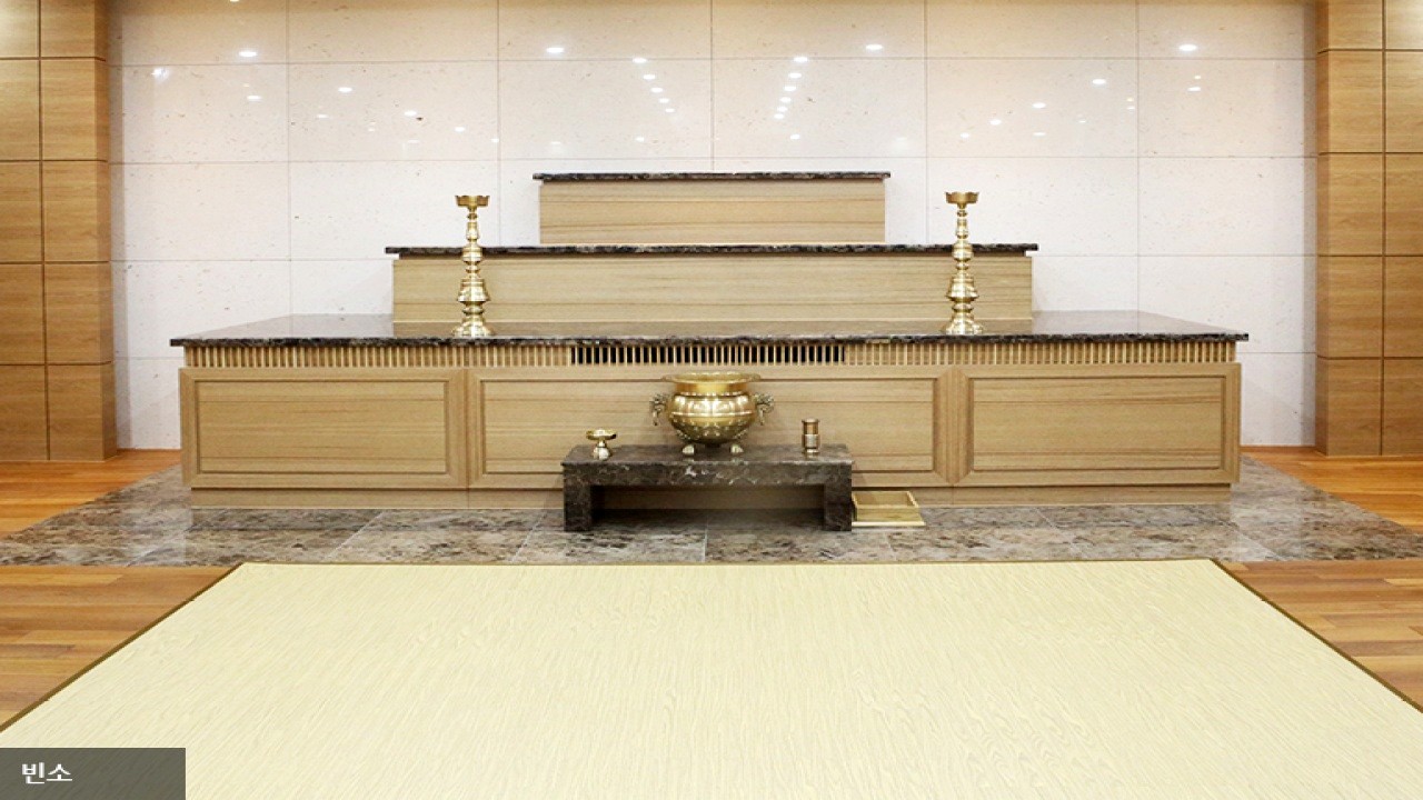 서울아산병원장례식장 빈소 제단