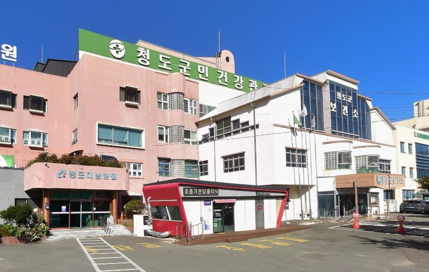 청도농협장례식장 외관 모습.
