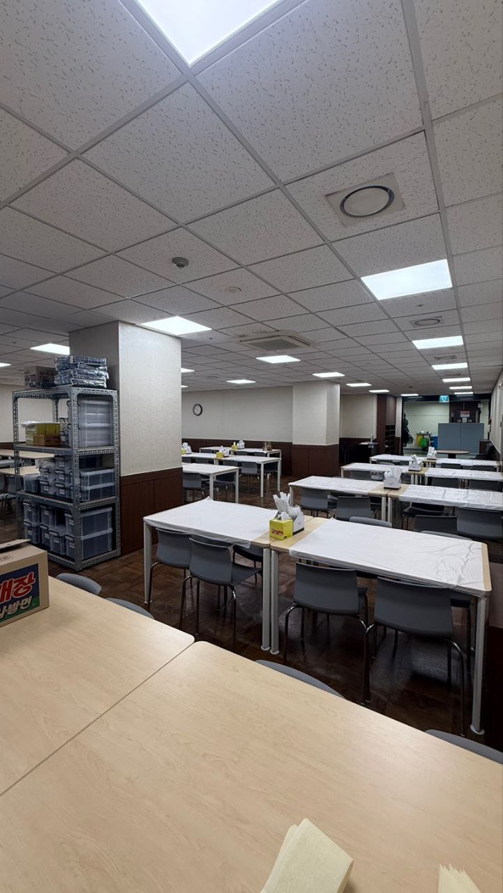 천안의료원장례식장 식당 좌석과 준비 공간