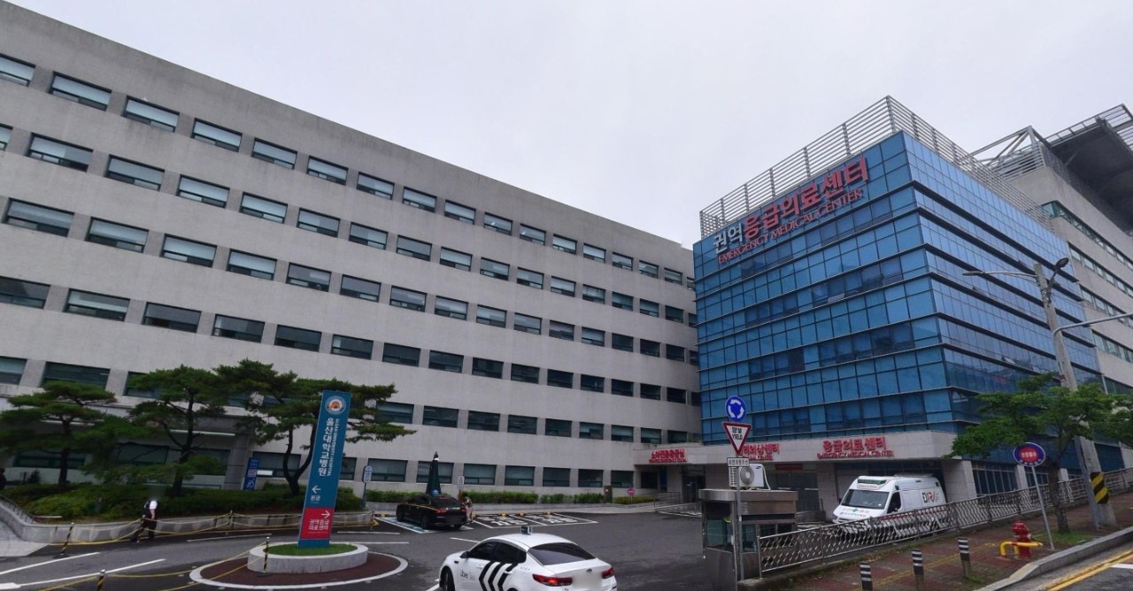 울산대학교병원장례식장 외부 모습