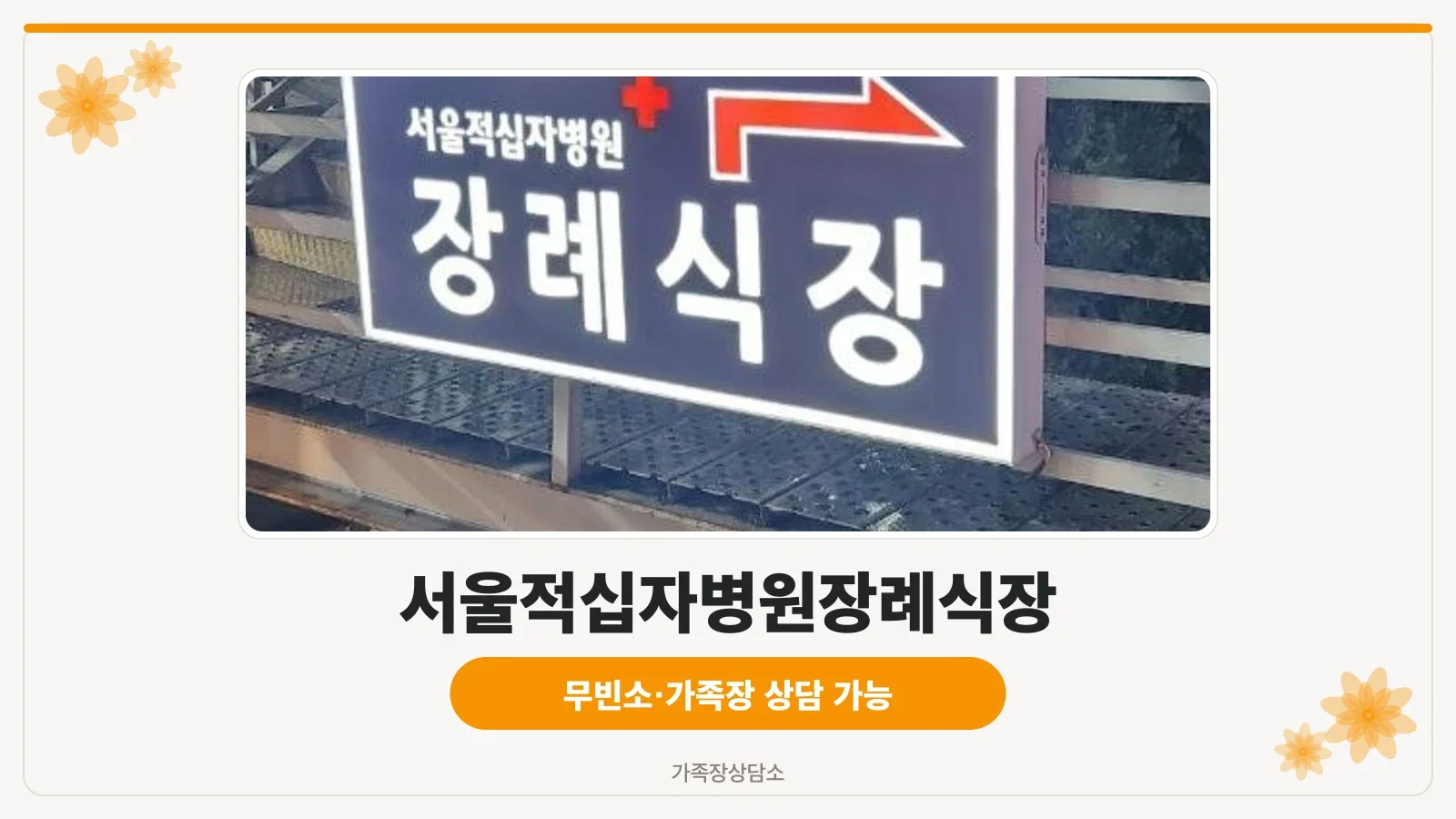 서울적십자병원 외관 전경
