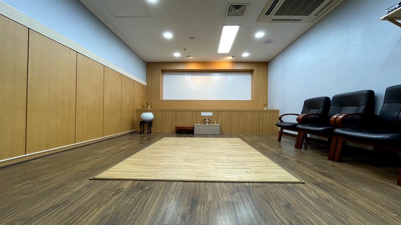 나눔병원장례식장 분향실 내부