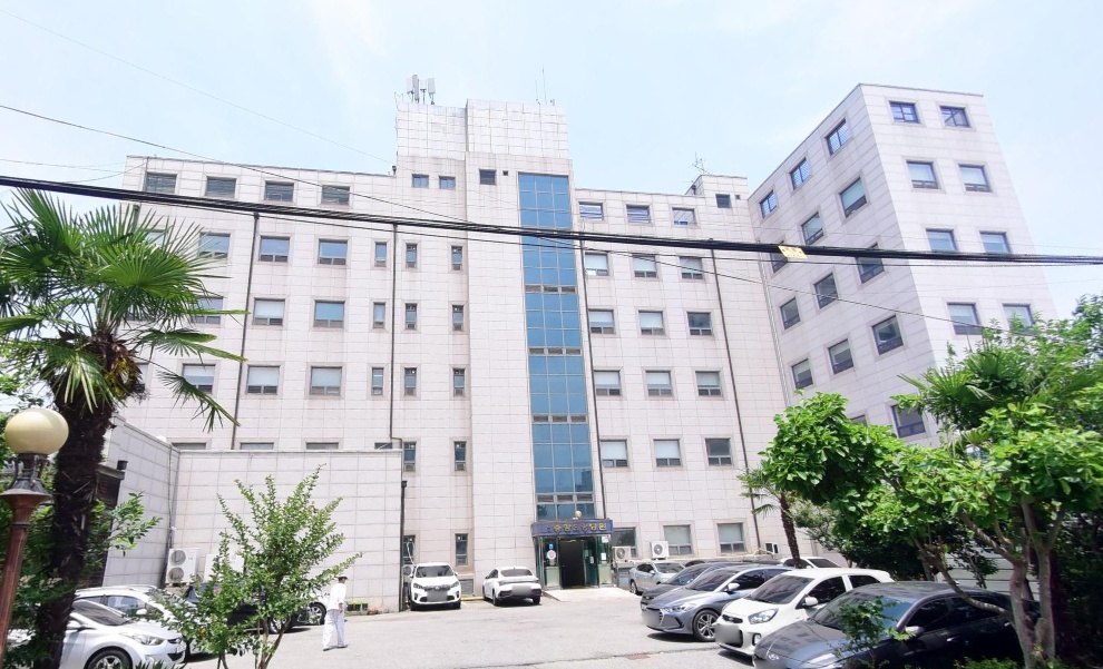 나주중앙요양병원장례식장 외관 모습.